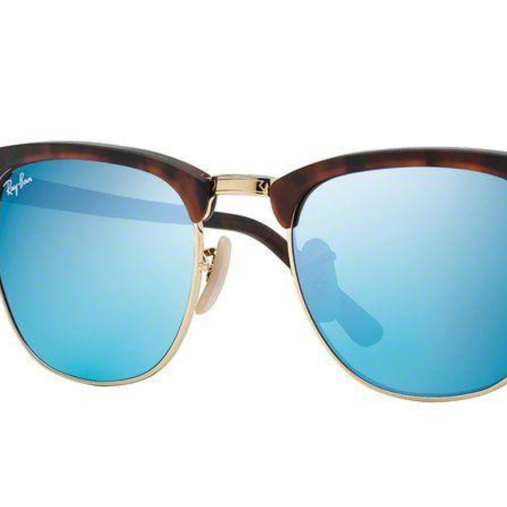 RayBan Clubmasters Blue Lenses sunglasses